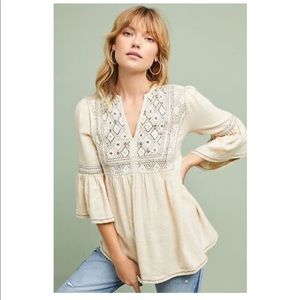 Moulinette Soeurs - Diamond Bell Sleeve Top